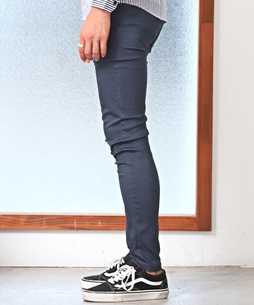 LUXSTYLE(ラグスタイル)の「イージースキニーパンツ(チノパンツ・メンズ・グレー系その他/グレー/ベージュ/ブルー系その他/ブラック・M/L/XL)」の7枚目の写真