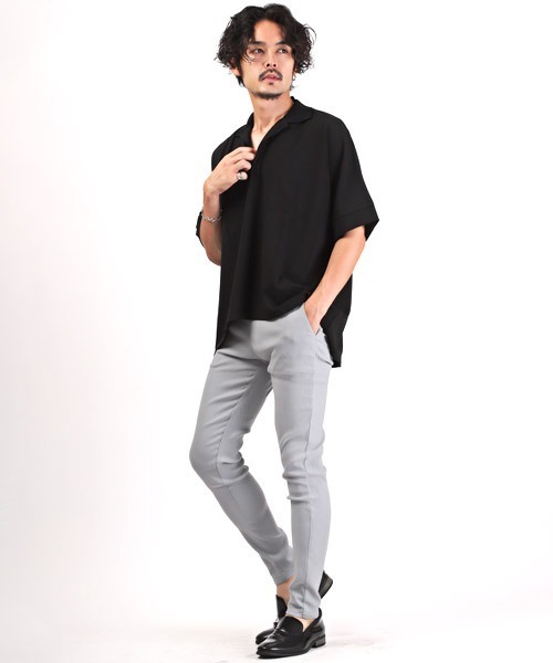 LUXSTYLE(ラグスタイル)の「イージースキニーパンツ(チノパンツ・メンズ・グレー系その他/グレー/ベージュ/ブルー系その他/ブラック・M/L/XL)」の11枚目の写真