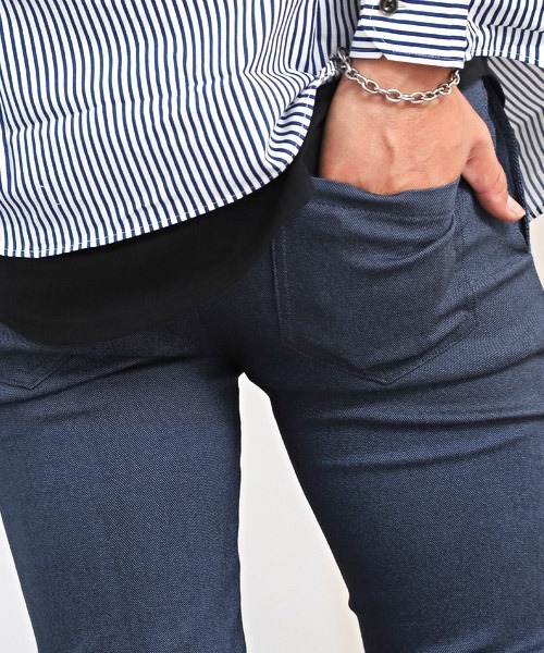 LUXSTYLE(ラグスタイル)の「イージースキニーパンツ(チノパンツ・メンズ・グレー系その他/グレー/ベージュ/ブルー系その他/ブラック・M/L/XL)」の19枚目の写真