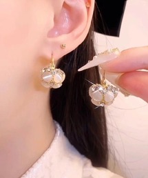 デザインボールピアス