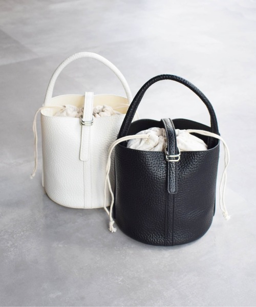 PICCIN（ピッチン）の「スカーフ付きワンハンドルバケツバッグ（ハンドバッグ・レディース・オフホワイト/ブラック・FREE）」の15枚目の写真