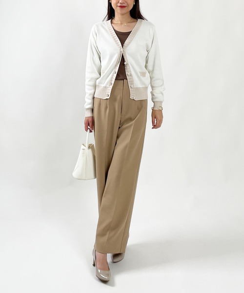 PICCIN（ピッチン）の「スカーフ付きワンハンドルバケツバッグ（ハンドバッグ・レディース・オフホワイト/ブラック・FREE）」の22枚目の写真