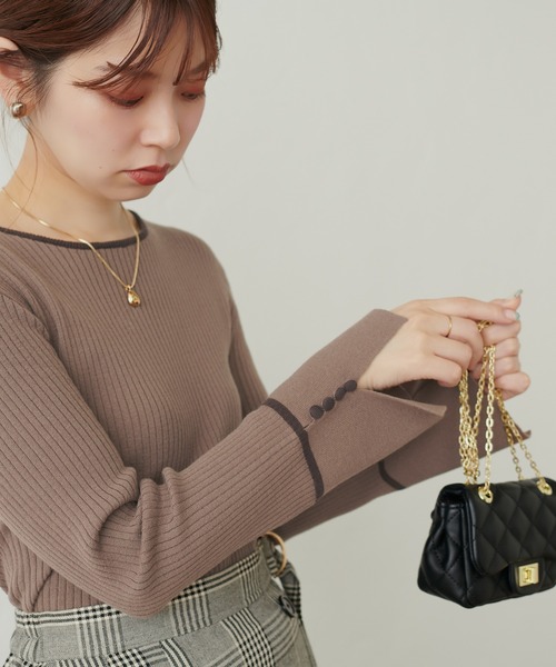 natural couture（ナチュラルクチュール）の「WEB限定 / 袖口釦