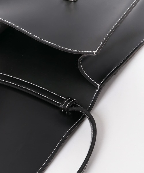 SENSE OF PLACE by URBAN RESEARCH（センスオブプレイスバイアーバンリサーチ）の「フェイクレザーフラップショルダーバッグ（ショルダーバッグ・メンズ・ブラック系その他/ブラック・ONE）」の9枚目の写真