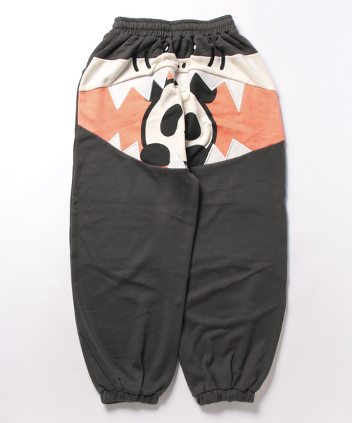 PANDIESTA（パンディエスタ）の「シャークマウス in PANDA スウェットパンツ(M2)（スウェットパンツ・メンズ・グレー/ネイビー/パープル・M/L/XL）」の4枚目の写真