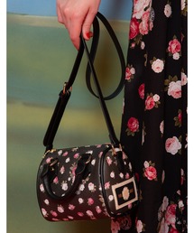 【8】little sunny bite と pink house Rose print mini boston