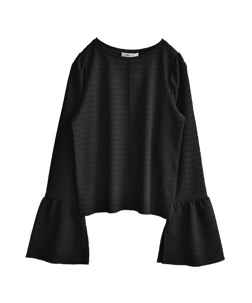 e-zakkamania stores(イーザッカマニアストアーズ)の「ベルスリーブ プルオーバー(Tシャツ/カットソー・レディース・キナリ/ブラック・フリー)」の19枚目の写真
