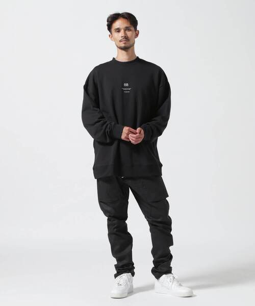 A4A（エーフォーエー）の「【WEB&DEPOT限定】/A4A/エーフォーエー/PAINT SWEAT CREWNECK（スウェット・メンズ・ホワイト/ブラック・M/L）」の19枚目の写真