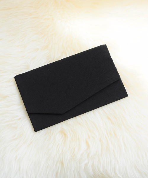 utatane（ウタタネ）の「ふくさ utatane ちりめん金封袱紗（和装小物・レディース・ベージュ/ブラック/パープル/ラベンダー/ブラウン/グレー/グリーン/ピンク・FREE）」の2枚目の写真