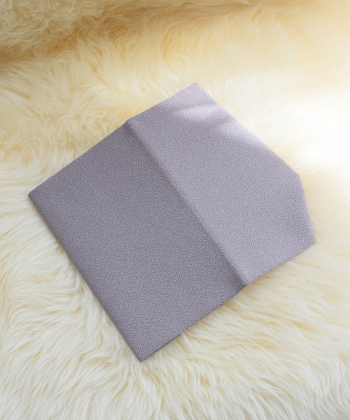 utatane（ウタタネ）の「ふくさ utatane ちりめん金封袱紗（和装小物・レディース・ベージュ/ブラック/パープル/ラベンダー/ブラウン/グレー/グリーン/ピンク・FREE）」の14枚目の写真