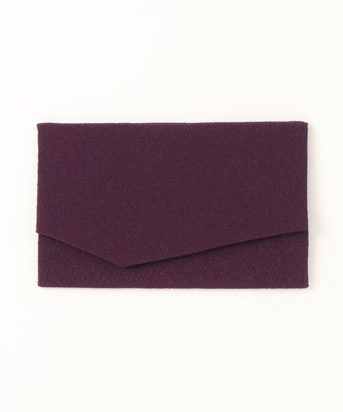 utatane（ウタタネ）の「ふくさ utatane ちりめん金封袱紗（和装小物・レディース・ベージュ/ブラック/パープル/ラベンダー/ブラウン/グレー/グリーン/ピンク・FREE）」の21枚目の写真