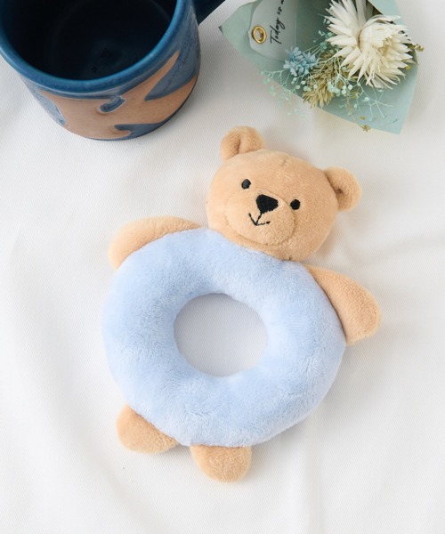 BIRTHDAY BAR(バースデイバー)の「BABY RING ラトル(ベビーギフト・キッズ・ピンク/ブルー/ホワイト・フリー)」の3枚目の写真