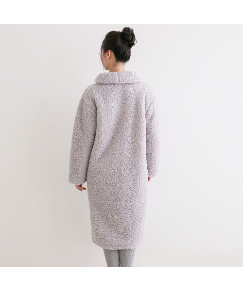 blooming FLORA（ブルーミングフローラ）の「【 もふもふmiffy 着る毛布 】ルームウェア 前開き  あったか 温活 ミッフィー / M L LL（ガウン/バスローブ・レディース・モーブ系/グレー・X-LARGE/LARGE/MEDIUM）」の8枚目の写真