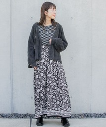 URBAN RESEARCH Sonny Label | MIXプリントヨークワンピース(ワンピース)