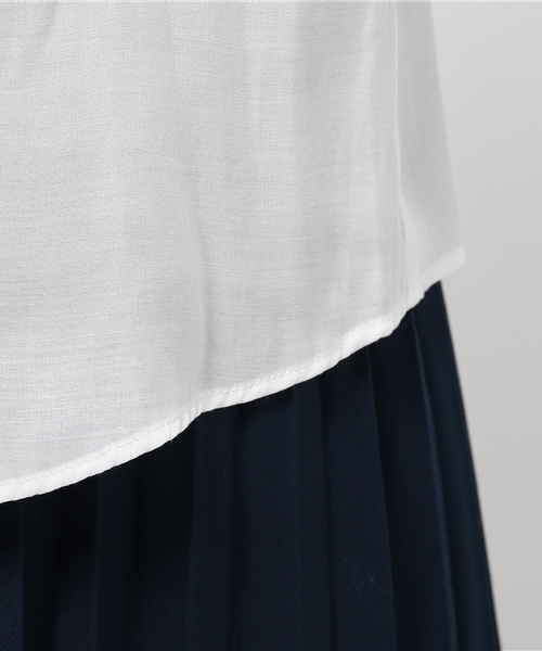 NATURAL BEAUTY BASIC（ナチュラルビューティーベーシック）の「ビエラボウタイブラウス（シャツ/ブラウス・レディース・ネイビー/ホワイト系その他/オフホワイト・LARGE/SMALL/MEDIUM）」の10枚目の写真