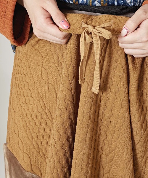 チャイハネ(チャイハネ)の「【チャイハネ】マロナパッチワークスカート(スカート・レディース・ベージュ/レッド/グリーン/ブラック/グレー/ダークグリーン・FREE)」の14枚目の写真