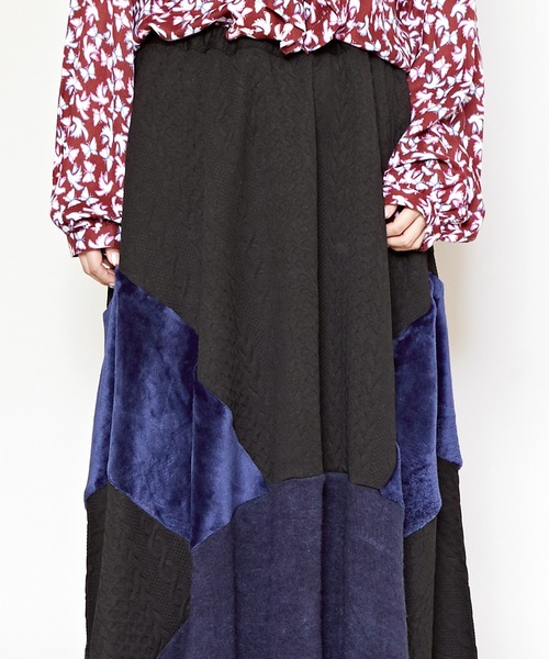 チャイハネ(チャイハネ)の「【チャイハネ】マロナパッチワークスカート(スカート・レディース・ベージュ/レッド/グリーン/ブラック/グレー/ダークグリーン・FREE)」の12枚目の写真