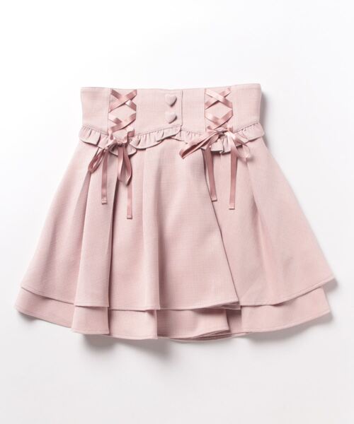 Ank Rouge(アンクルージュ)の「ヨークスピンドルスカパン(スカート・レディース・ブラック/ホワイト/ブルー/ピンク・M)」の16枚目の写真