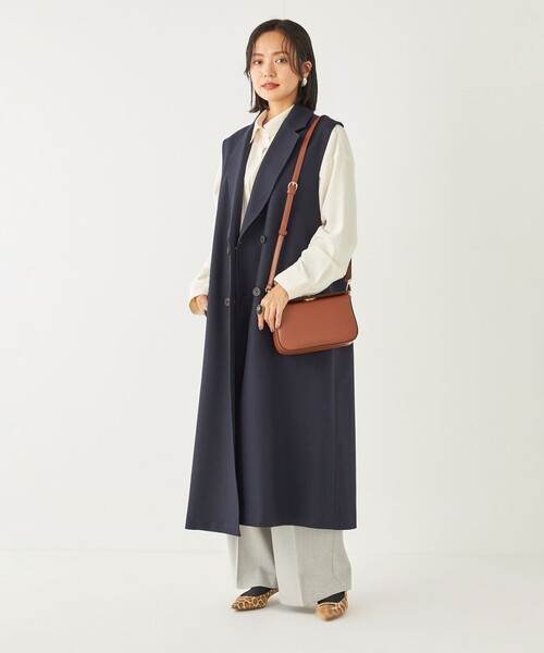 SHIPS Colors（シップス カラーズ）の「SHIPS Colors:〈洗濯機可能〉起毛TR マリン パンツ2◇（その他パンツ・レディース・ライトグレー/ネイビー/ナチュラル・SMALL/MEDIUM）」の15枚目の写真