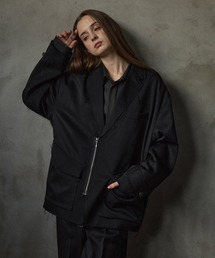 CLEL | 【CLEL core.】Wool Cut off Tailored blouson/ウールカットオフテーラードブルゾン(テーラードジャケット)