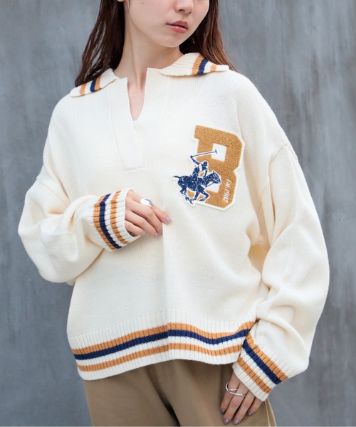 NICOLE CLUB｜【BEVERLY HILLS POLO CLUB】ハーフジップニット