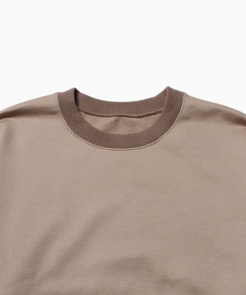 DIET BUTCHER（ダイエットブッチャー）の「DIET BUTCHER/ダイエットブッチャー Big&long sweatshirt スウェット（スウェット・メンズ・ブラウン/アッシュグレー・1/2/3）」の5枚目の写真