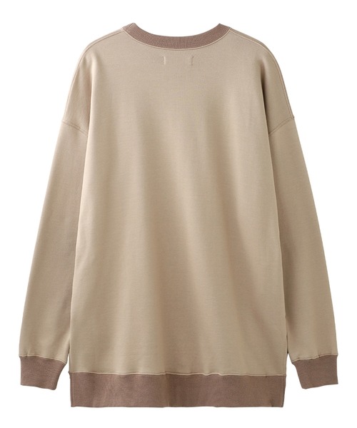 DIET BUTCHER（ダイエットブッチャー）の「DIET BUTCHER/ダイエットブッチャー Big&long sweatshirt スウェット（スウェット・メンズ・ブラウン/アッシュグレー・1/2/3）」の13枚目の写真