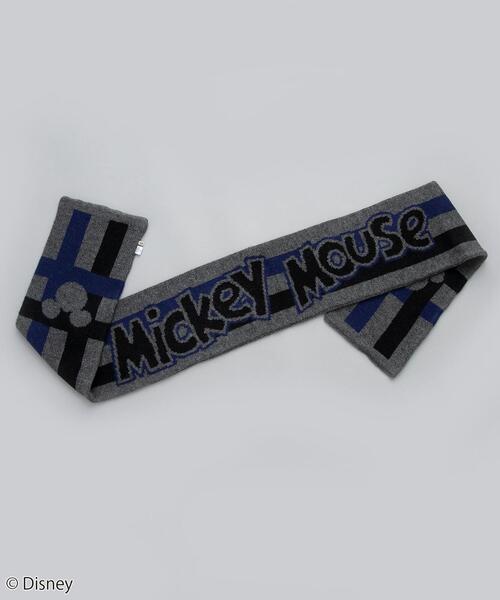 Disney（ディズニー）の「coen限定／ディズニーデザイン　ジャガードニットマフラー（グレー）（マフラー・メンズ・グレー・FREE）」の8枚目の写真