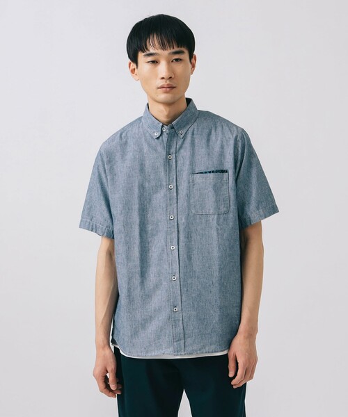 【通気性】BEAMS HEART / クールタッチ ショートスリーブ シャツ（シャツ/ブラウス）｜BEAMS HEART（ビームスハート）