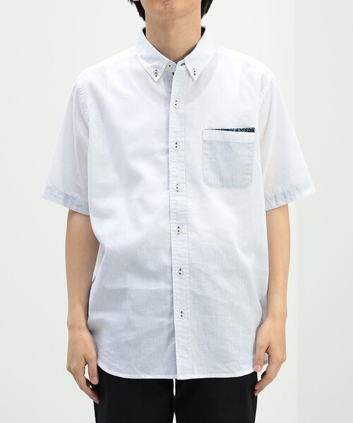 【通気性】BEAMS HEART / クールタッチ ショートスリーブ シャツ（シャツ/ブラウス）｜BEAMS HEART（ビームスハート）