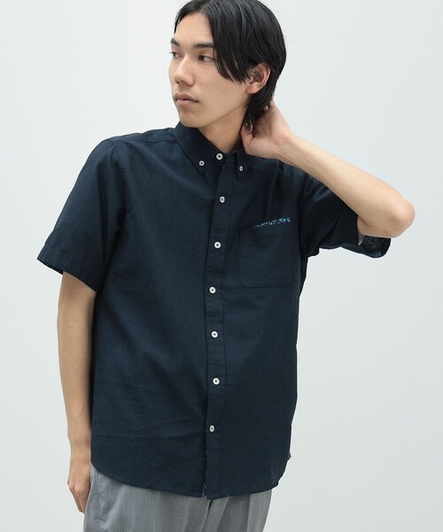 【通気性】BEAMS HEART / クールタッチ ショートスリーブ シャツ（シャツ/ブラウス）｜BEAMS HEART（ビームスハート）