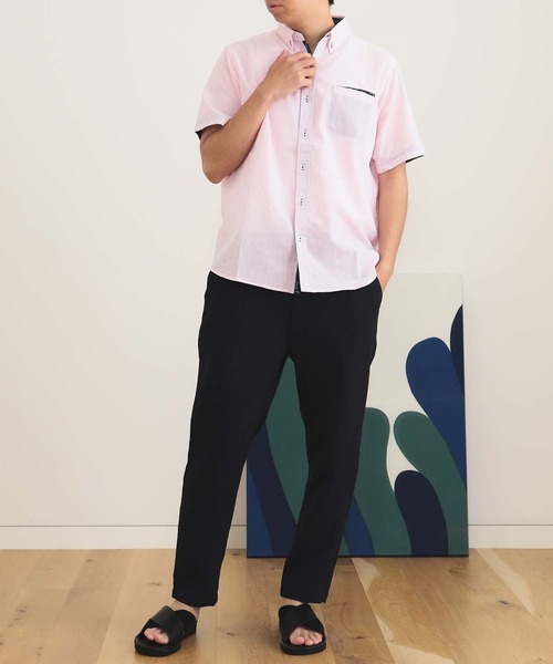 【通気性】BEAMS HEART / クールタッチ ショートスリーブ シャツ（シャツ/ブラウス）｜BEAMS HEART（ビームスハート）