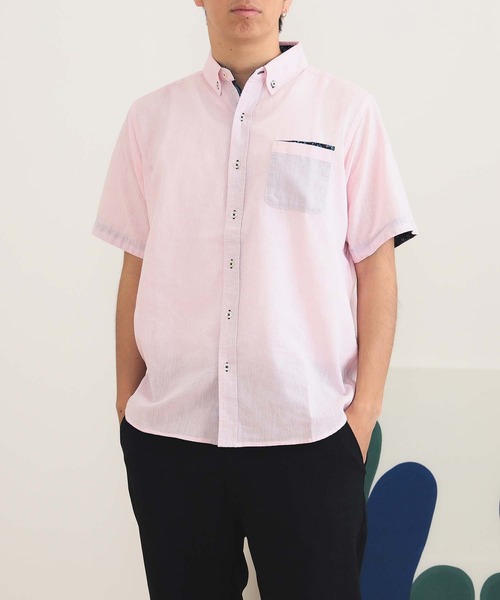 【通気性】BEAMS HEART / クールタッチ ショートスリーブ シャツ（シャツ/ブラウス）｜BEAMS HEART（ビームスハート）