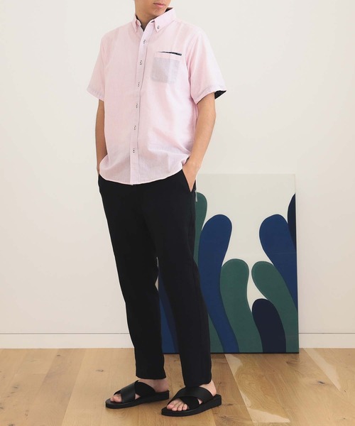 【通気性】BEAMS HEART / クールタッチ ショートスリーブ シャツ（シャツ/ブラウス）｜BEAMS HEART（ビームスハート）