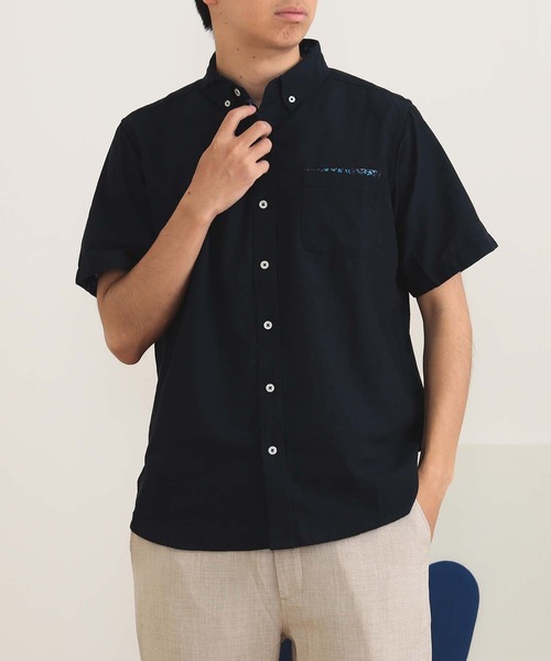 【通気性】BEAMS HEART / クールタッチ ショートスリーブ シャツ（シャツ/ブラウス）｜BEAMS HEART（ビームスハート）