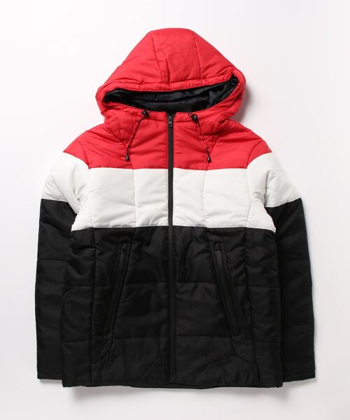 STYLEBLOCK（スタイルブロック）の「デュスポ中綿トリコロールブルゾン（ダウンジャケット/コート・メンズ・レッド系その他/レッド系その他2/ブルー・M/L/LL）」の8枚目の写真