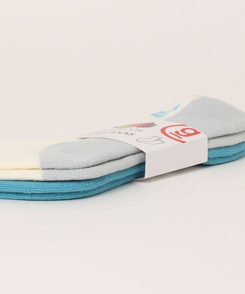 Design Tshirts Store graniph（デザイン　ティーシャツ　ストア　グラニフ）の「FRUIT OF THE LOOM× graniph ラムチョップ Q（ソックス/靴下・メンズ・マルチ・25cm～27cm）」の7枚目の写真