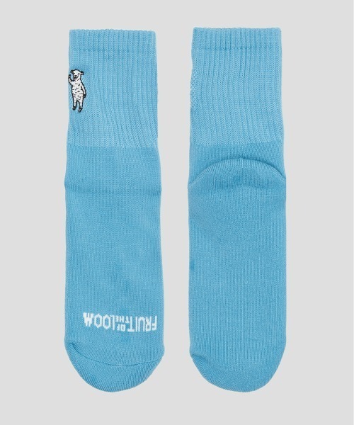 Design Tshirts Store graniph（デザイン　ティーシャツ　ストア　グラニフ）の「FRUIT OF THE LOOM× graniph ラムチョップ Q（ソックス/靴下・メンズ・マルチ・25cm～27cm）」の5枚目の写真