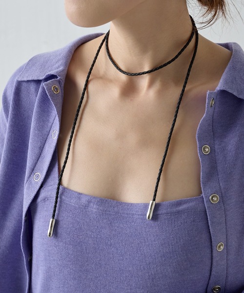 PAPILLONNER（パピヨネ）の「メッシュコードラリエッタ（ネックレス・レディース・ゴールド/シルバー・FREE）」の5枚目の写真