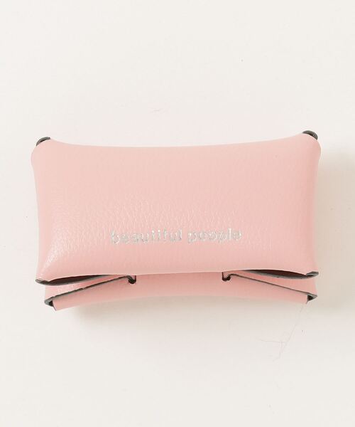 beautiful people（ビューティフルピープル）の「COIN&CARD CASE IN DOUBLE SIDED COWHIDE（カードケース・レディース・ピンク・ONE SIZE）」の8枚目の写真