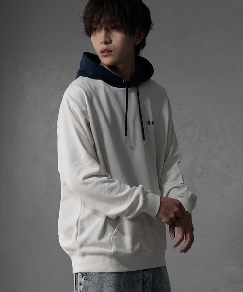 MinoriTY(マイノリティ)の「【MinoriTY select】”RED CAP GIRL” ガールプリントパーカー オーバーサイズ プルオーバー ルーズフィット ビッグシルエット メンズ 秋服(パーカー・メンズ・グレー/アッシュグレー/ネイビー/アイボリー・L/M)」の8枚目の写真