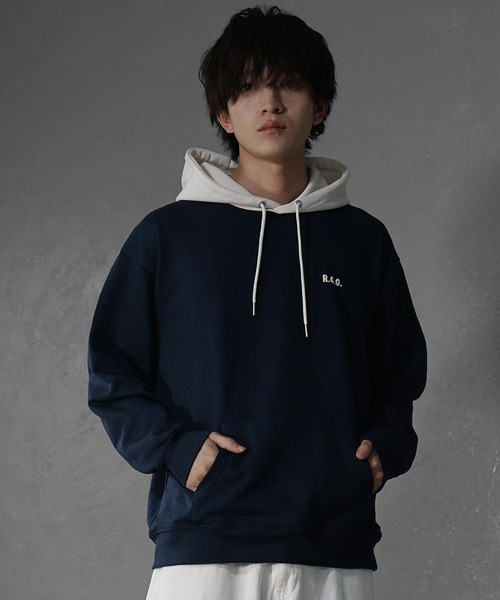 MinoriTY(マイノリティ)の「【MinoriTY select】”RED CAP GIRL” ガールプリントパーカー オーバーサイズ プルオーバー ルーズフィット ビッグシルエット メンズ 秋服(パーカー・メンズ・グレー/アッシュグレー/ネイビー/アイボリー・L/M)」の19枚目の写真