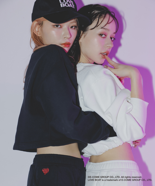 VIS（ビス）の「【LOVE BOAT VIS別注】ロゴスウェットプルオーバー【洗える】（スウェット・レディース・オフホワイト/ブラック系その他/ホワイト系その他4/ブラック系その他2・FREE）」の11枚目の写真