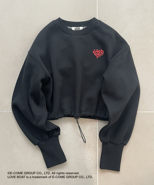VIS（ビス）の「【LOVE BOAT VIS別注】ロゴスウェットプルオーバー【洗える】（スウェット・レディース・オフホワイト/ブラック系その他/ホワイト系その他4/ブラック系その他2・FREE）」の22枚目の写真