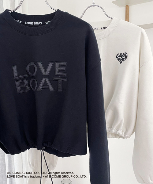 VIS（ビス）の「【LOVE BOAT VIS別注】ロゴスウェットプルオーバー【洗える】（スウェット・レディース・オフホワイト/ブラック系その他/ホワイト系その他4/ブラック系その他2・FREE）」の16枚目の写真