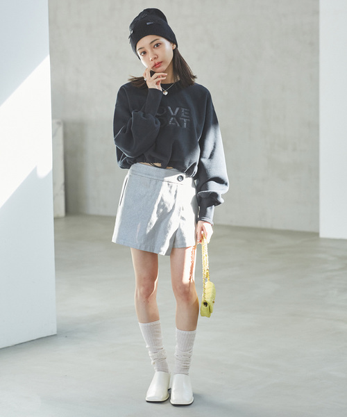 VIS（ビス）の「【LOVE BOAT VIS別注】ロゴスウェットプルオーバー【洗える】（スウェット・レディース・オフホワイト/ブラック系その他/ホワイト系その他4/ブラック系その他2・FREE）」の17枚目の写真