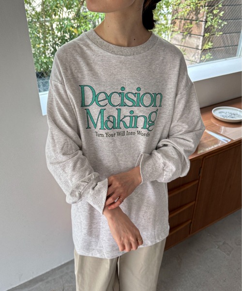 feepur（フェピュール）の「ミニ裏毛アソートロゴスウェット（スウェット・レディース・オフホワイト/ホワイト系その他/ベージュ系その他/ベージュ系その他2・MEDIUM）」の4枚目の写真