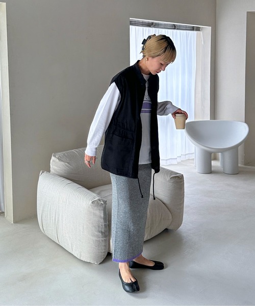 feepur（フェピュール）の「ミニ裏毛アソートロゴスウェット（スウェット・レディース・オフホワイト/ホワイト系その他/ベージュ系その他/ベージュ系その他2・MEDIUM）」の7枚目の写真