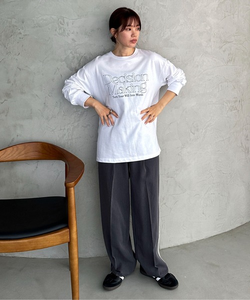 feepur（フェピュール）の「ミニ裏毛アソートロゴスウェット（スウェット・レディース・オフホワイト/ホワイト系その他/ベージュ系その他/ベージュ系その他2・MEDIUM）」の18枚目の写真