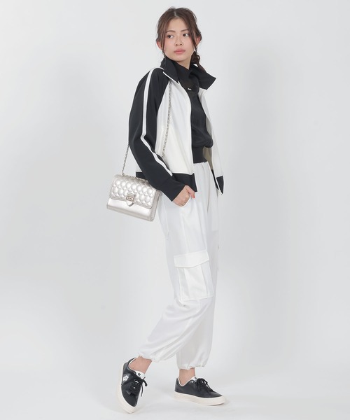 MARY QUANT（マリークワント）の「フラップウェーブキルト ショルダー（ショルダーバッグ・レディース・ボルドー/ブラック/シルバー・FREE）」の13枚目の写真